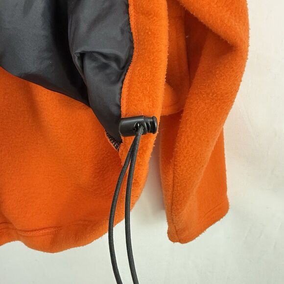 Old Navy Vintage Y2K Fleece Quarter Zip Orange Unisex Size L - Picture 10 of 16